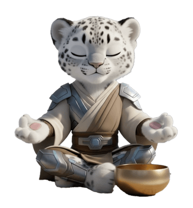 Leochi meditating